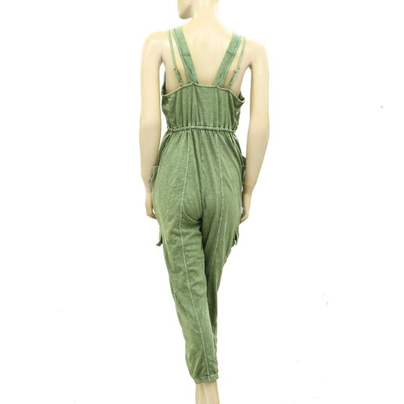 Daily Practice by Anthropologie The Playa Del Amore Jumpsuit Dress S New - Picture 8 of 9